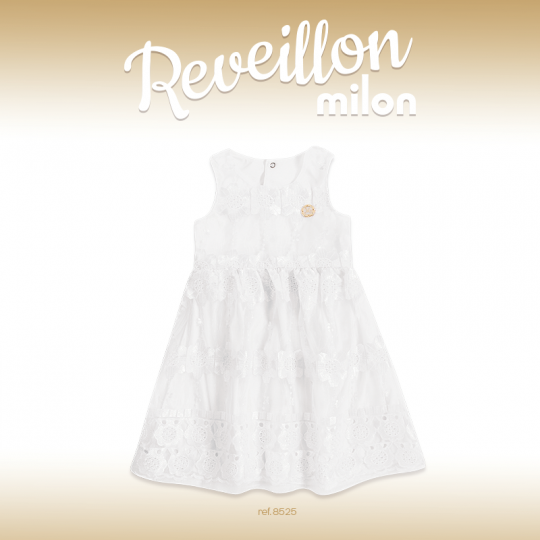 vestido branco milon
